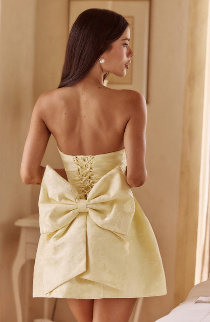 Elenora Mini Dress Lemon