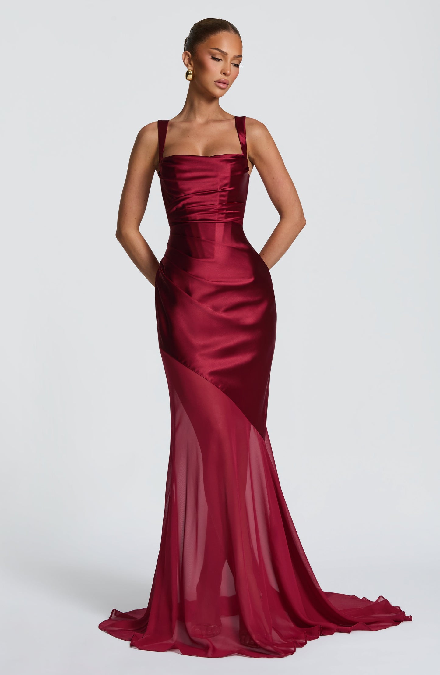 Eliza Gown Burgundy