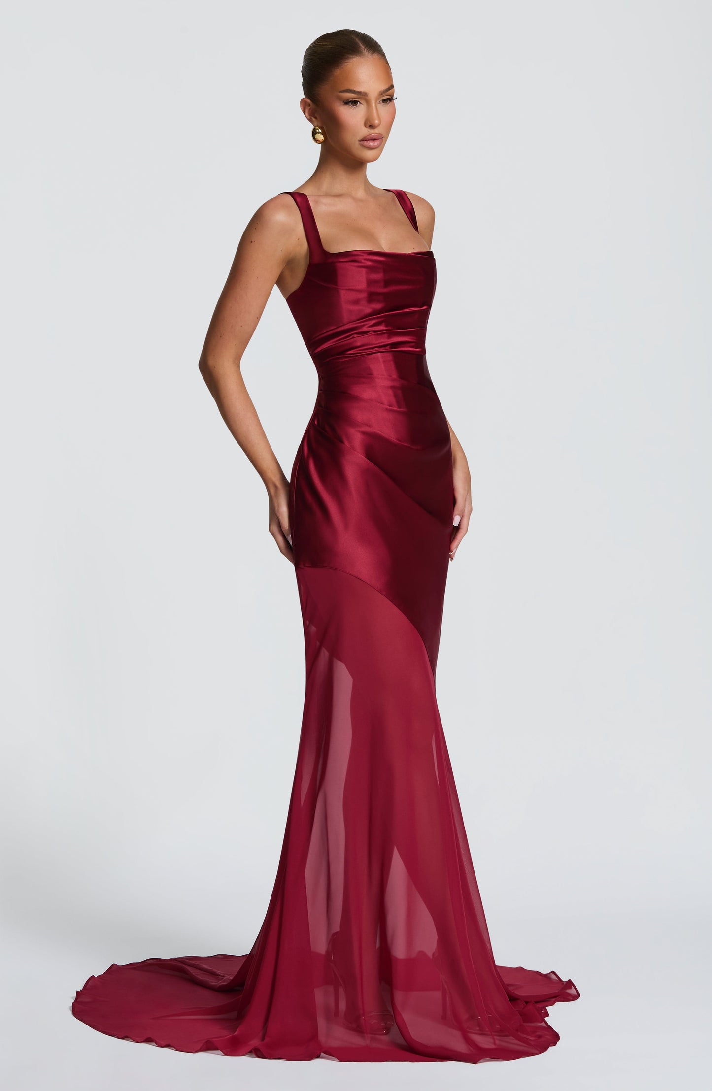 Eliza Gown Burgundy