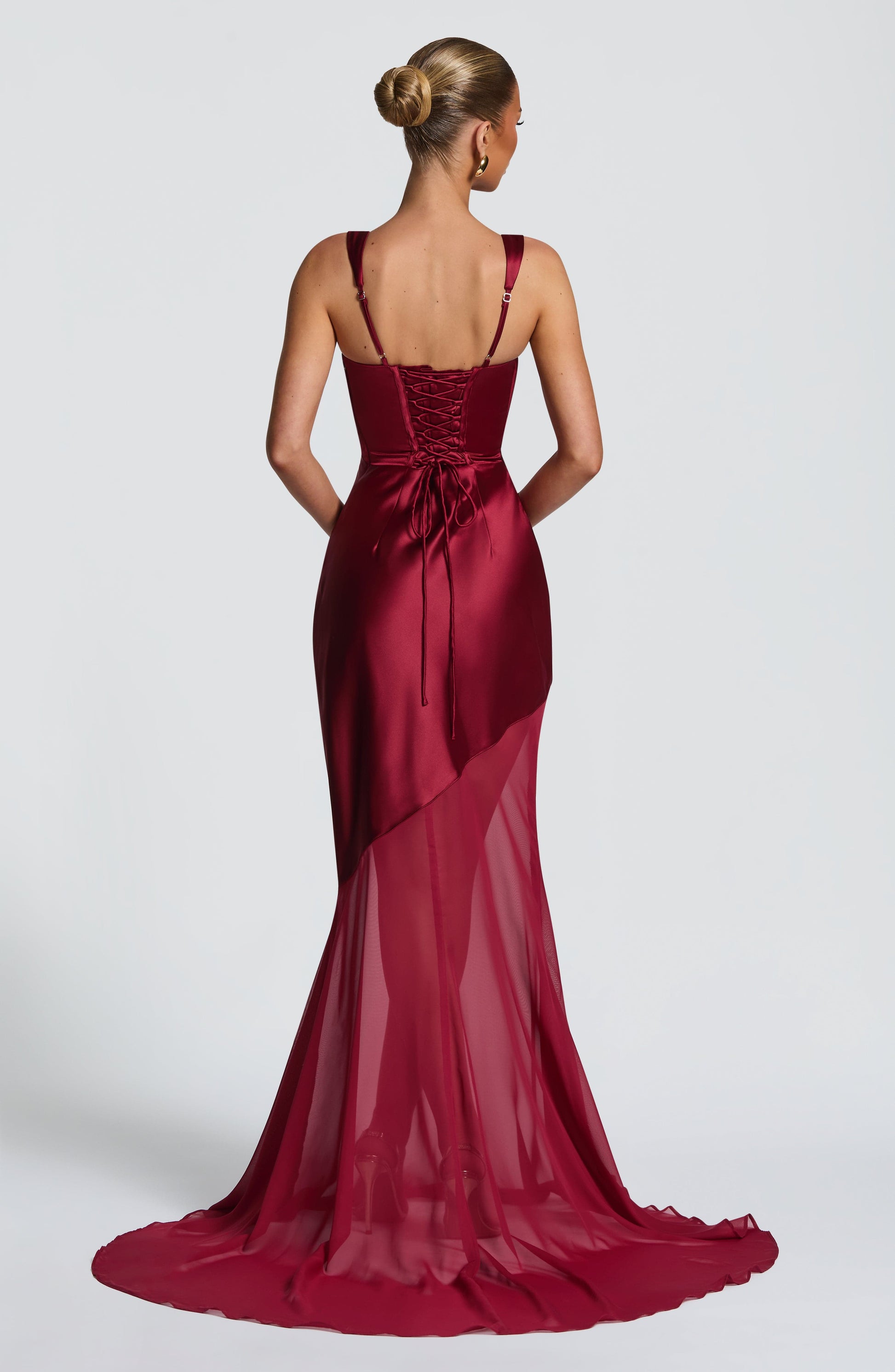 Eliza Gown Burgundy