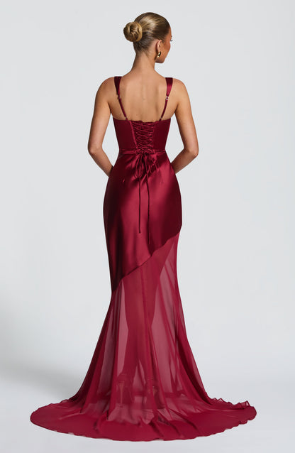 Eliza Gown Burgundy