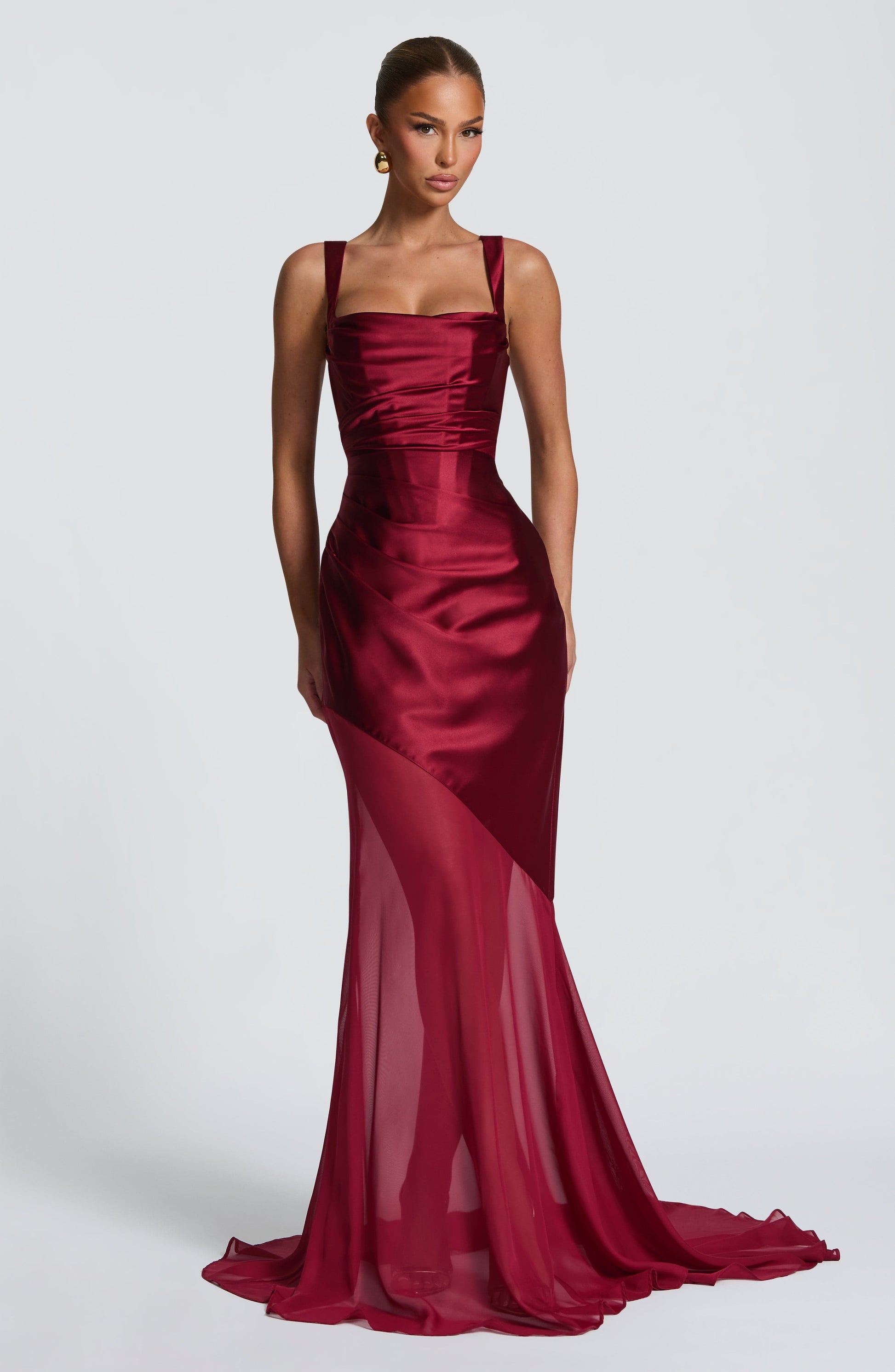 Eliza Gown Burgundy