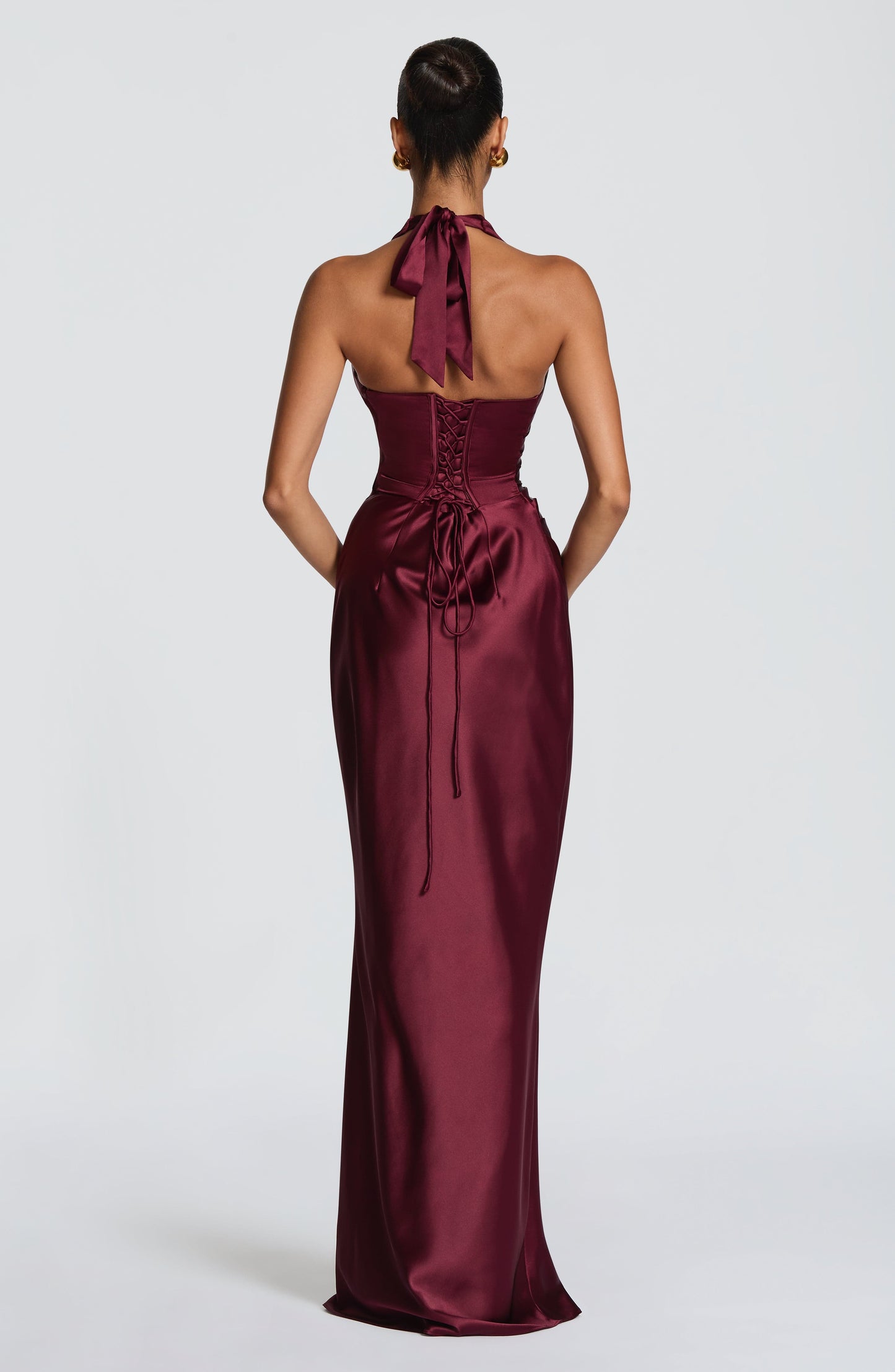 Elowen Maxi Dress Cherry Lacquer