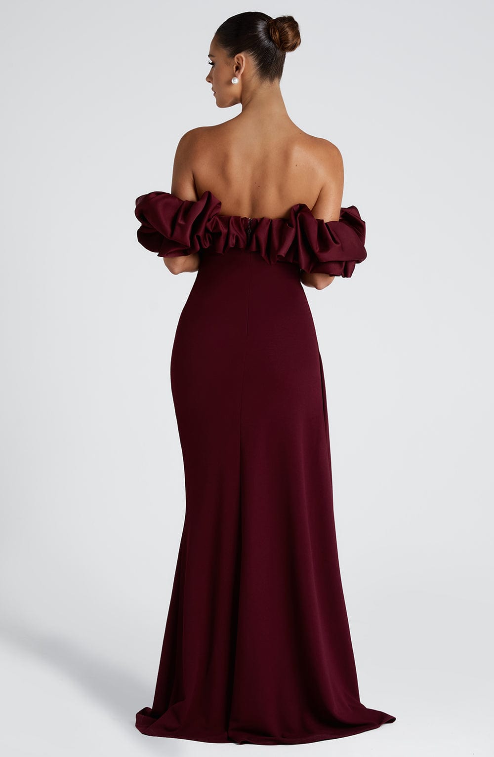 Elsie Maxi Dress Cherry Lacquer