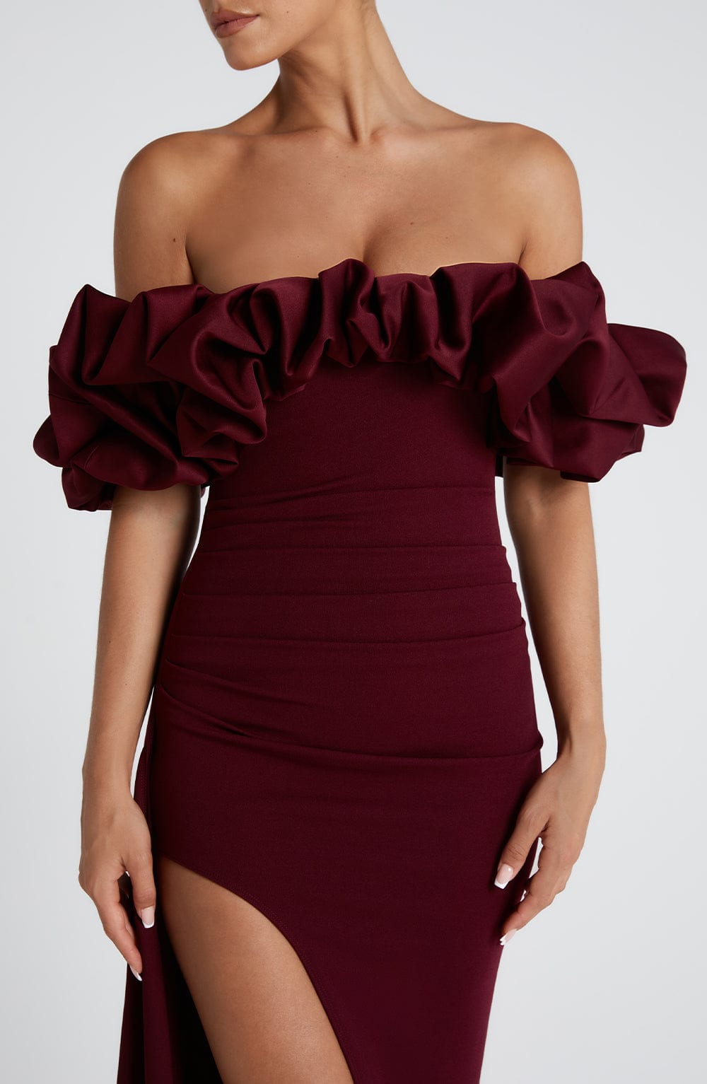 Elsie Maxi Dress Cherry Lacquer