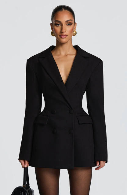 Elvira Mini Dress Black