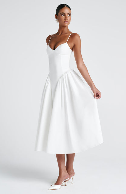 Emerson Midi Dress Ivory