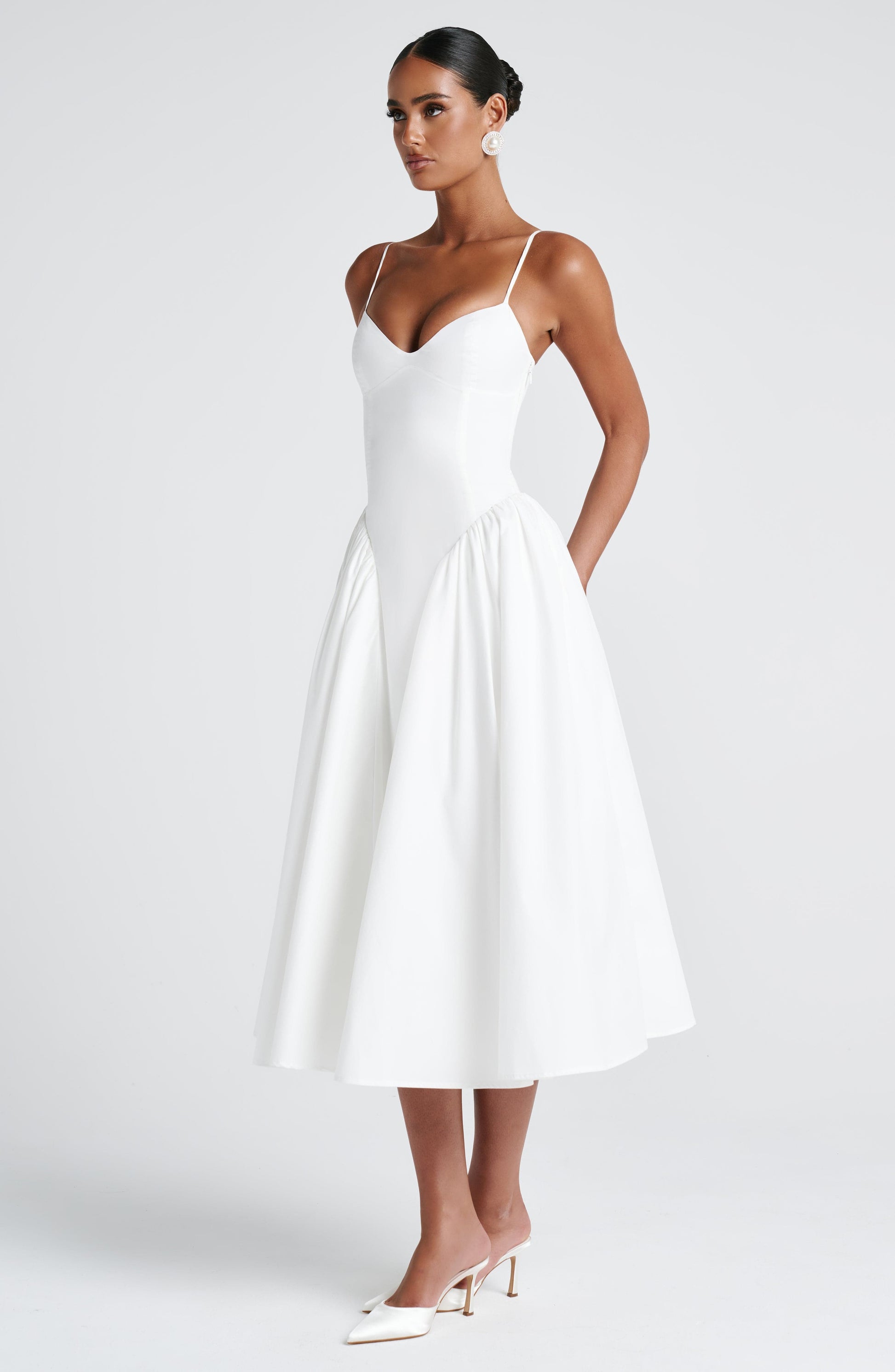 Emerson Midi Dress Ivory