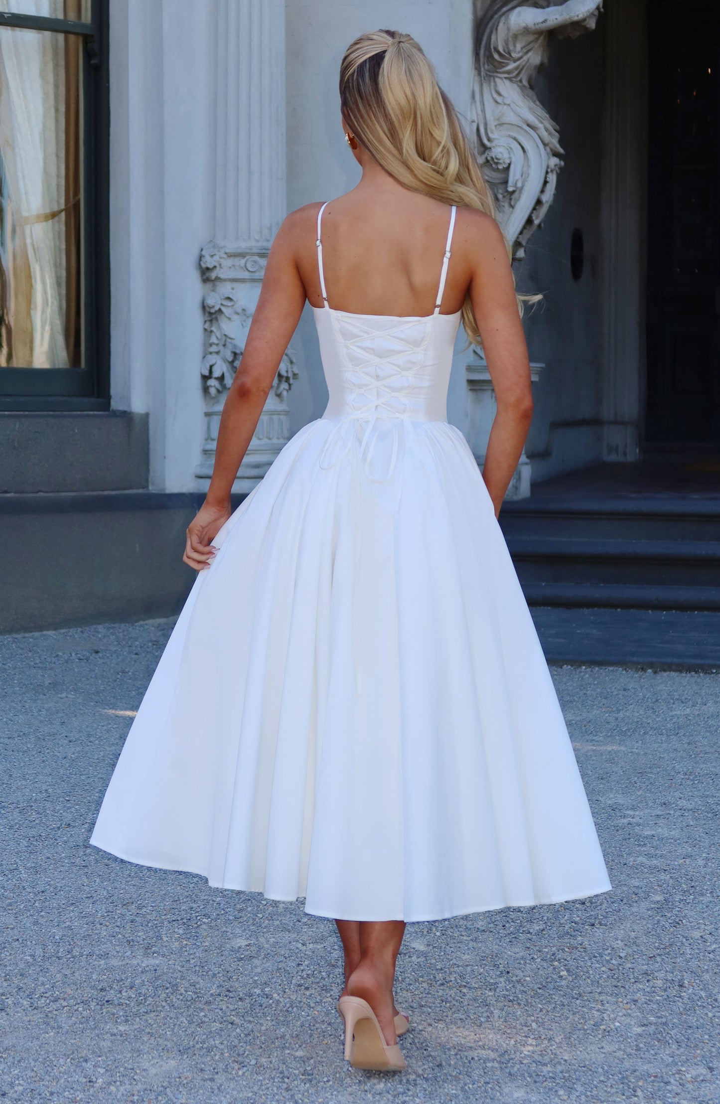 Emerson Midi Dress Ivory