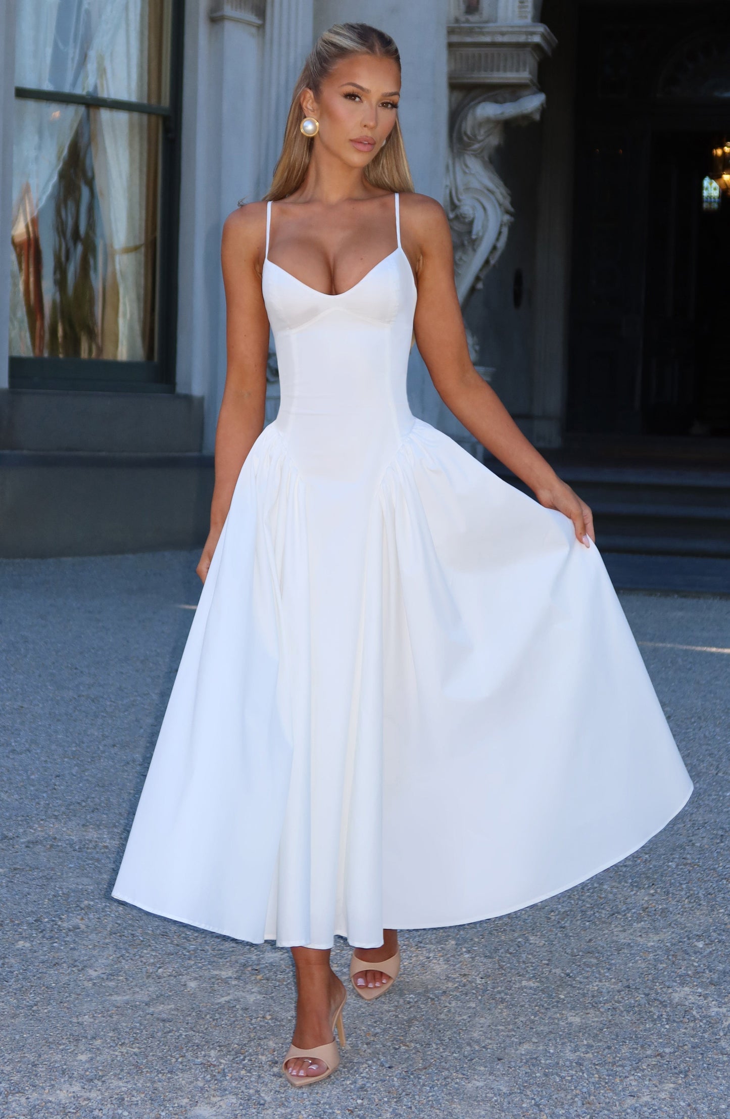 Emerson Midi Dress Ivory