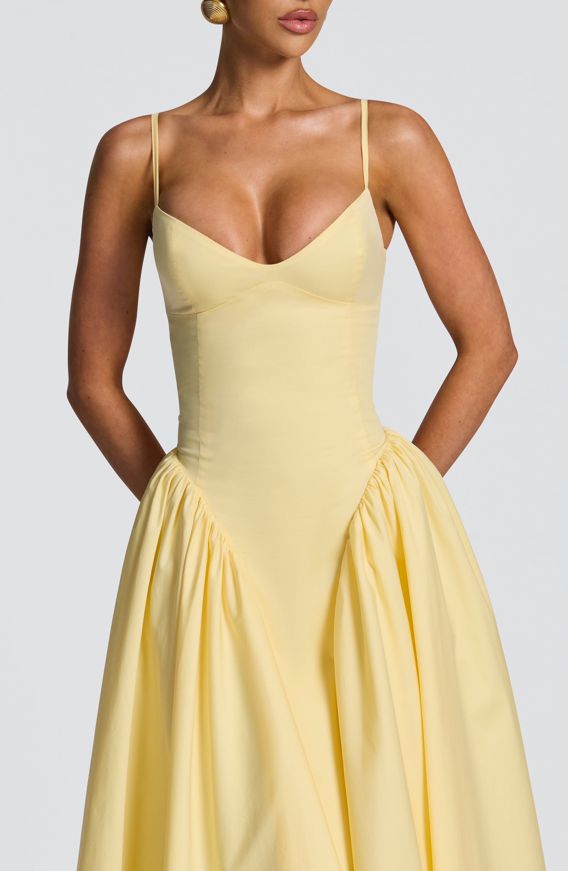 Emerson Midi Dress Lemon