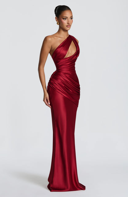Emina Maxi Dress Deep Red