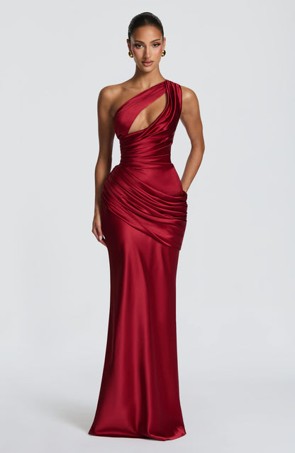 Emina Maxi Dress Deep Red