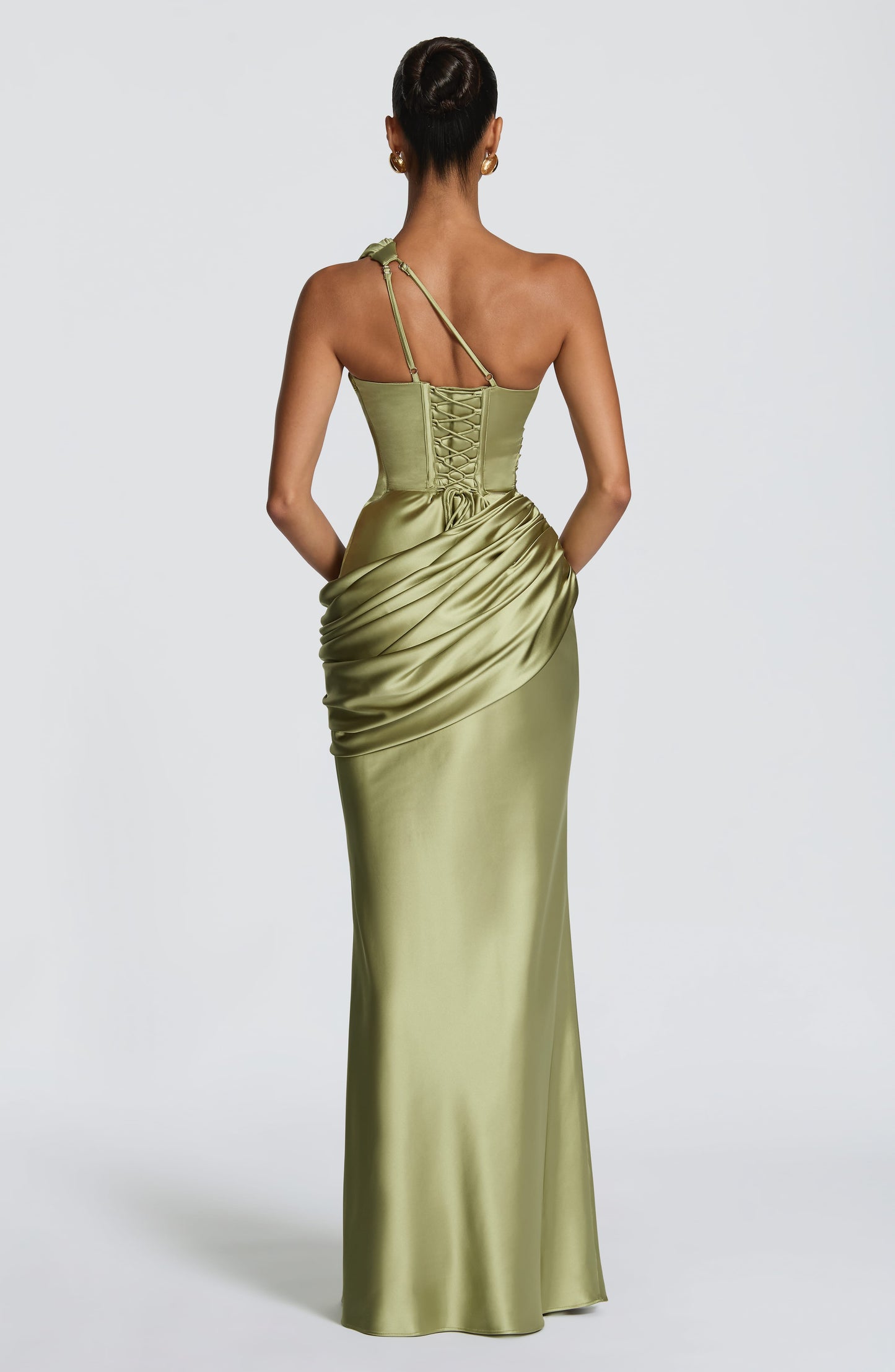 Emina Maxi Dress Light Olive