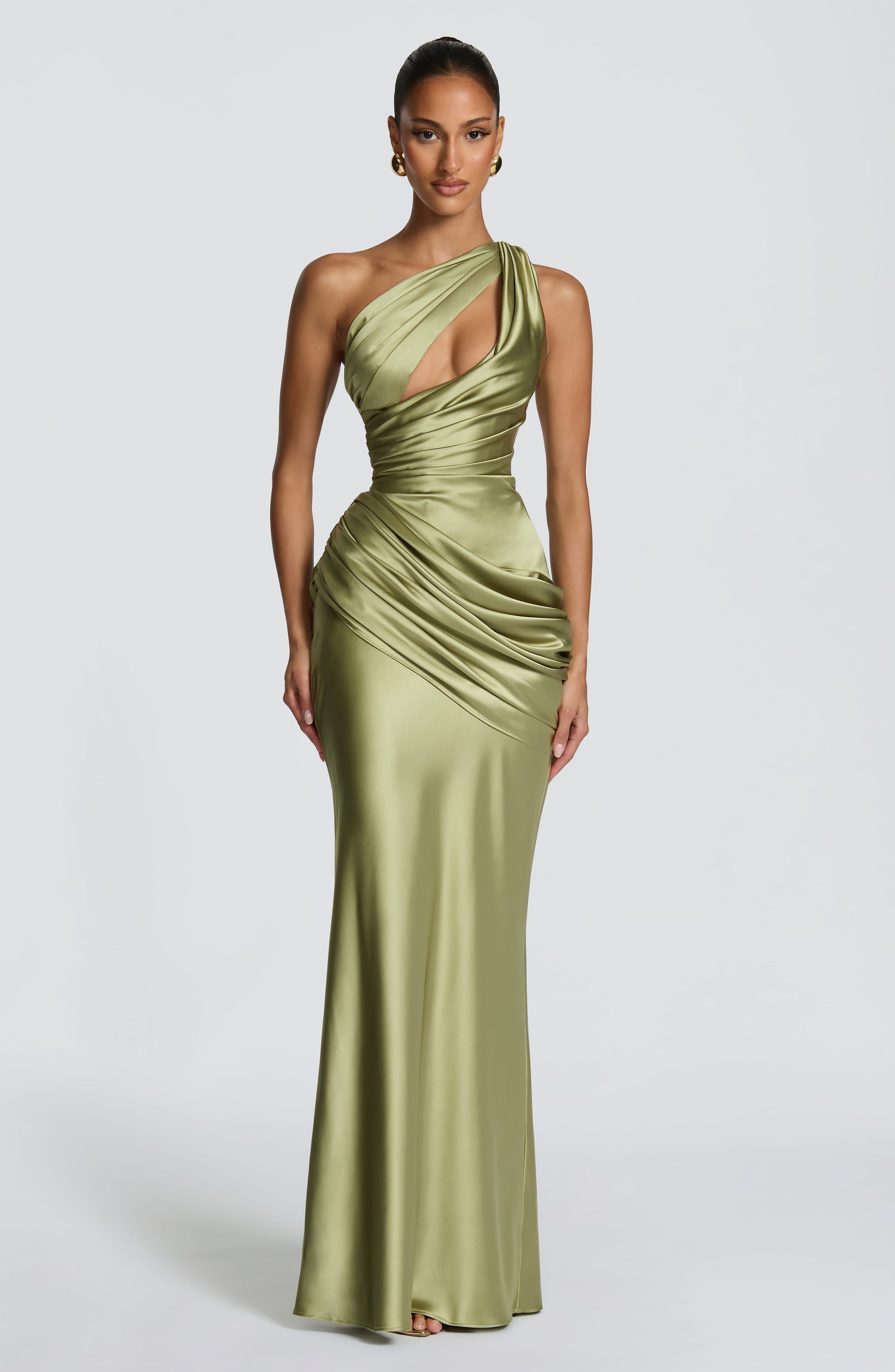 Emina Maxi Dress Light Olive