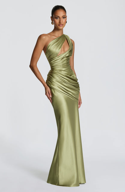 Emina Maxi Dress Light Olive
