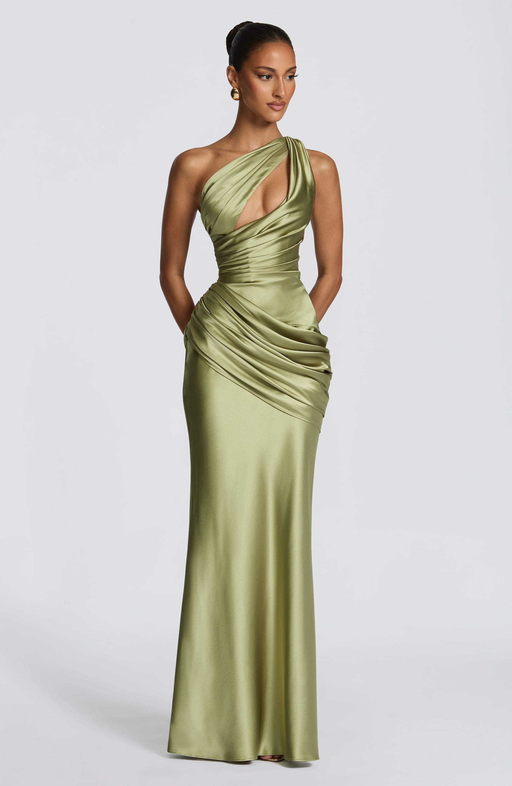 Emina Maxi Dress Light Olive
