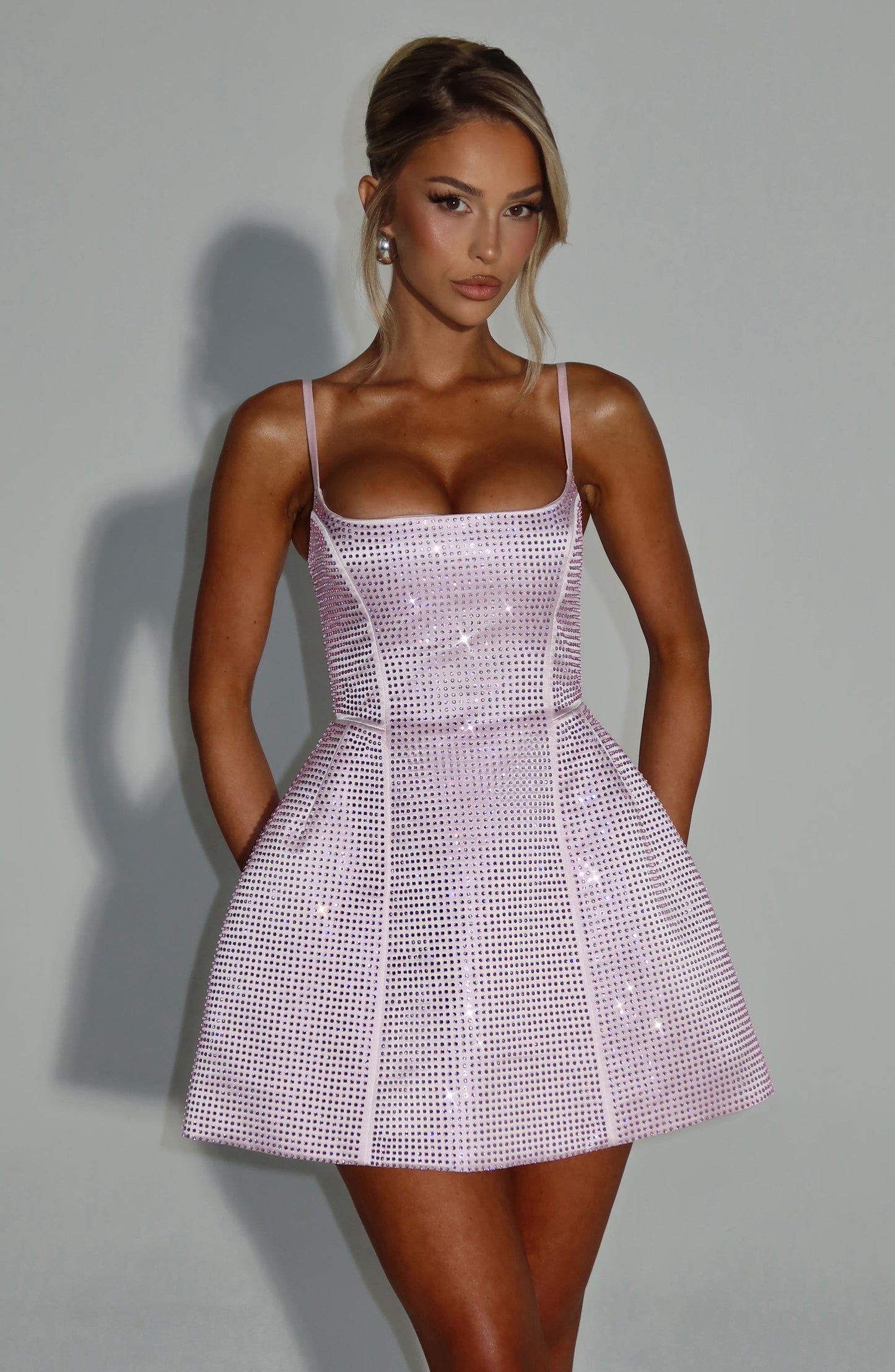 Emma Mini Dress Blush