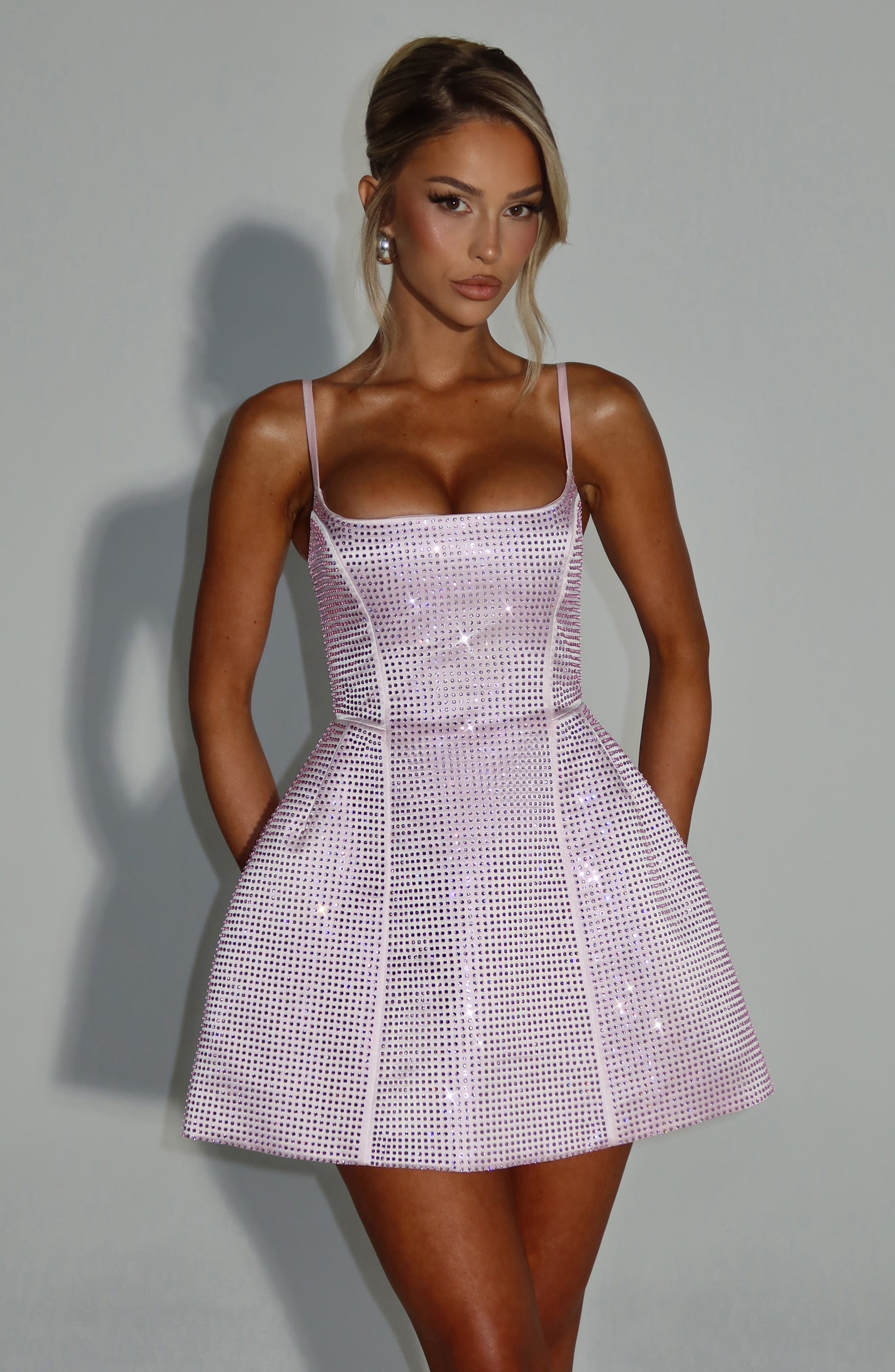 Emma Mini Dress Blush