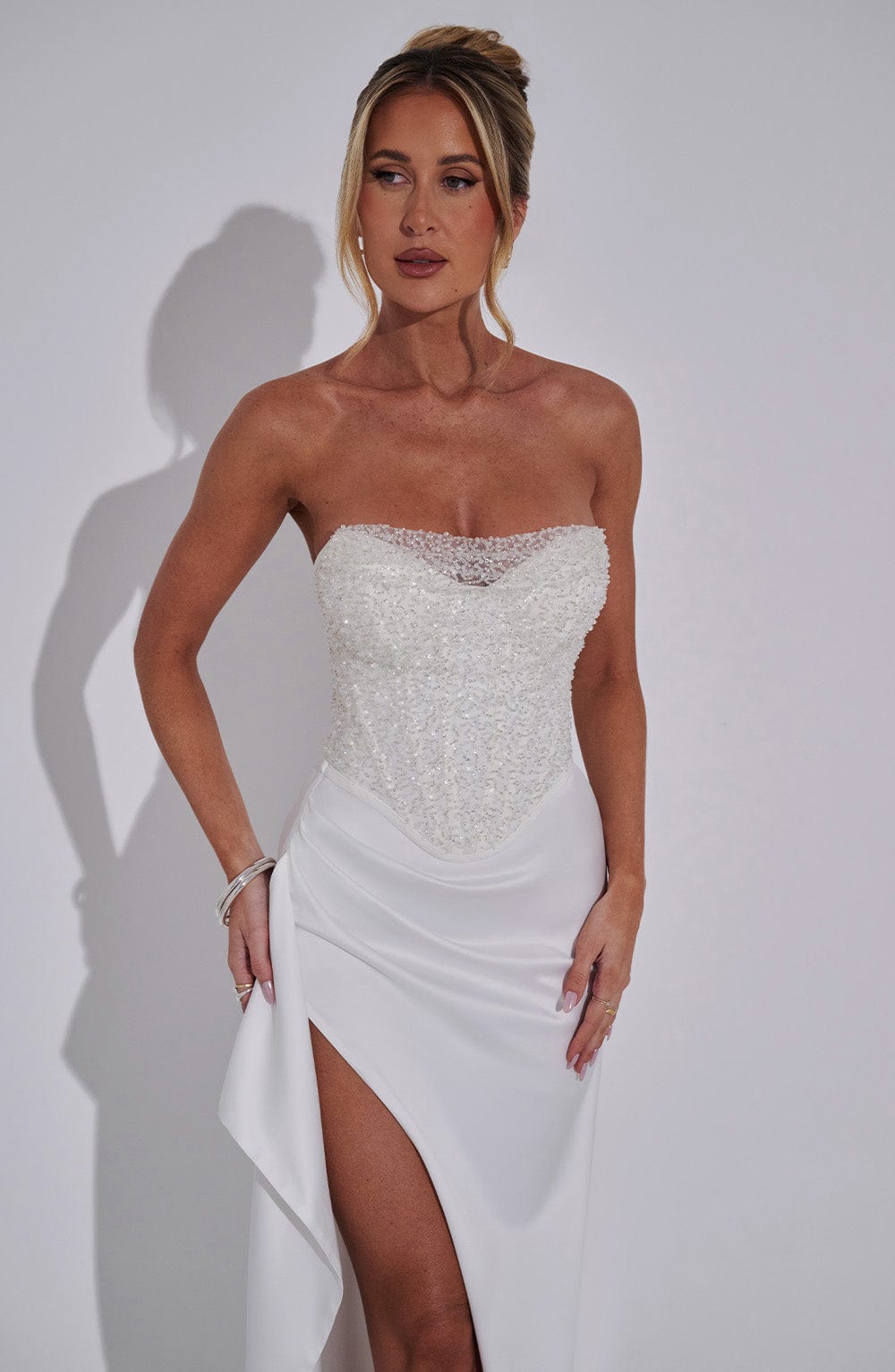 Emrielle Maxi Dress Ivory