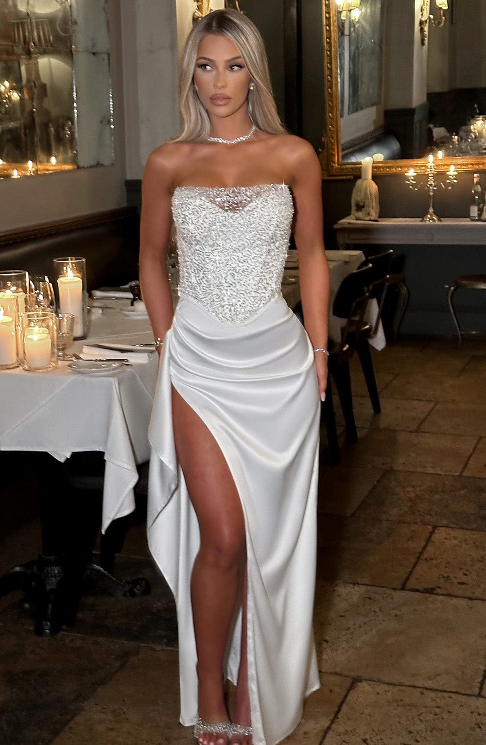 Emrielle Maxi Dress Ivory