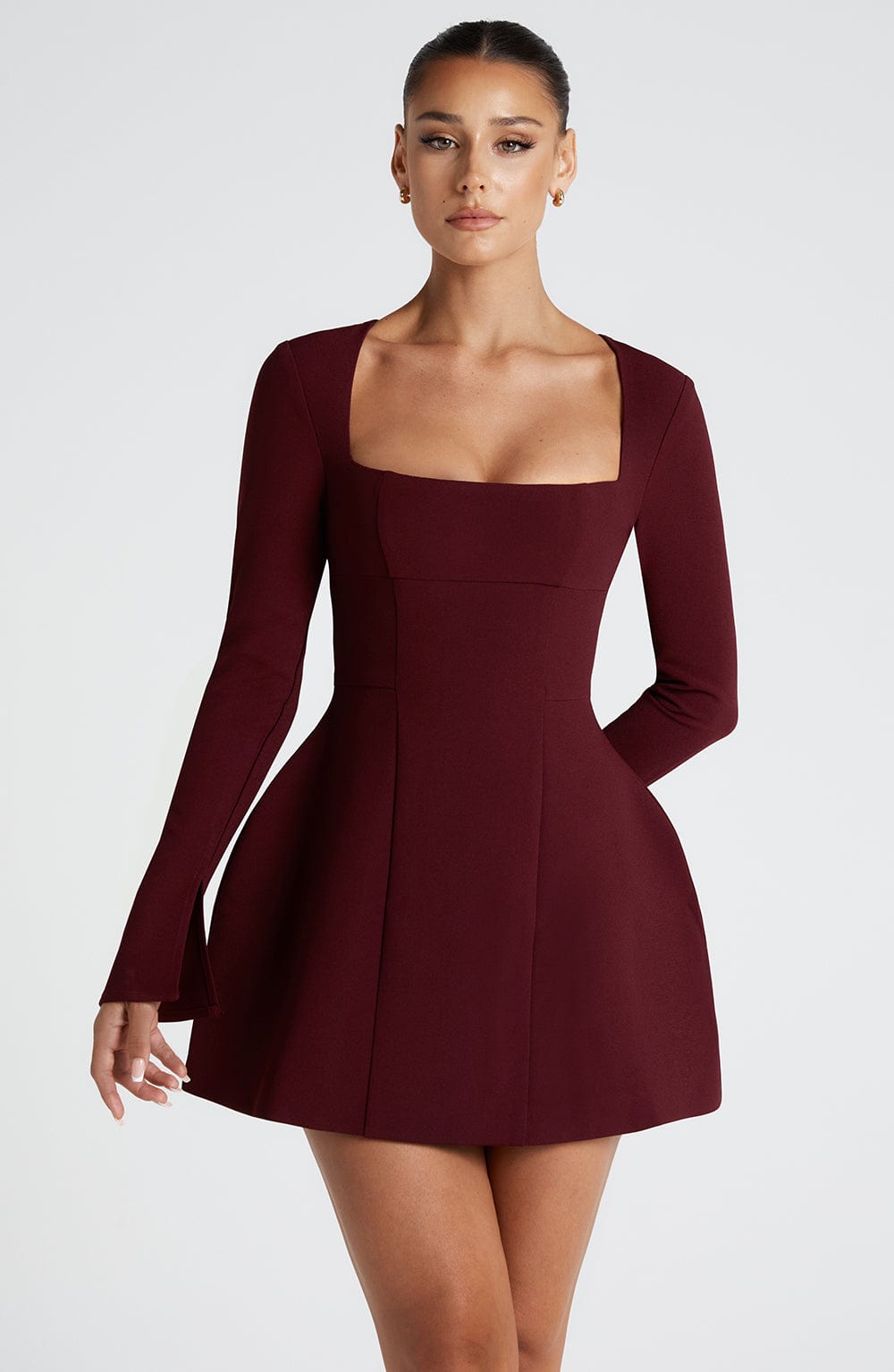 Esme Mini Dress Cherry Lacquer