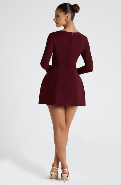Esme Mini Dress Cherry Lacquer