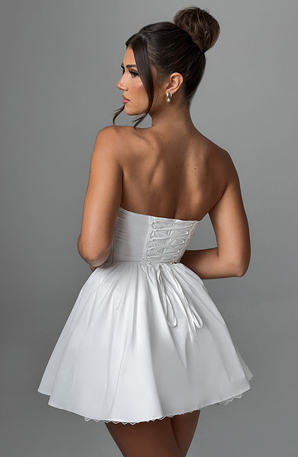 Evie Mini Dress Ivory
