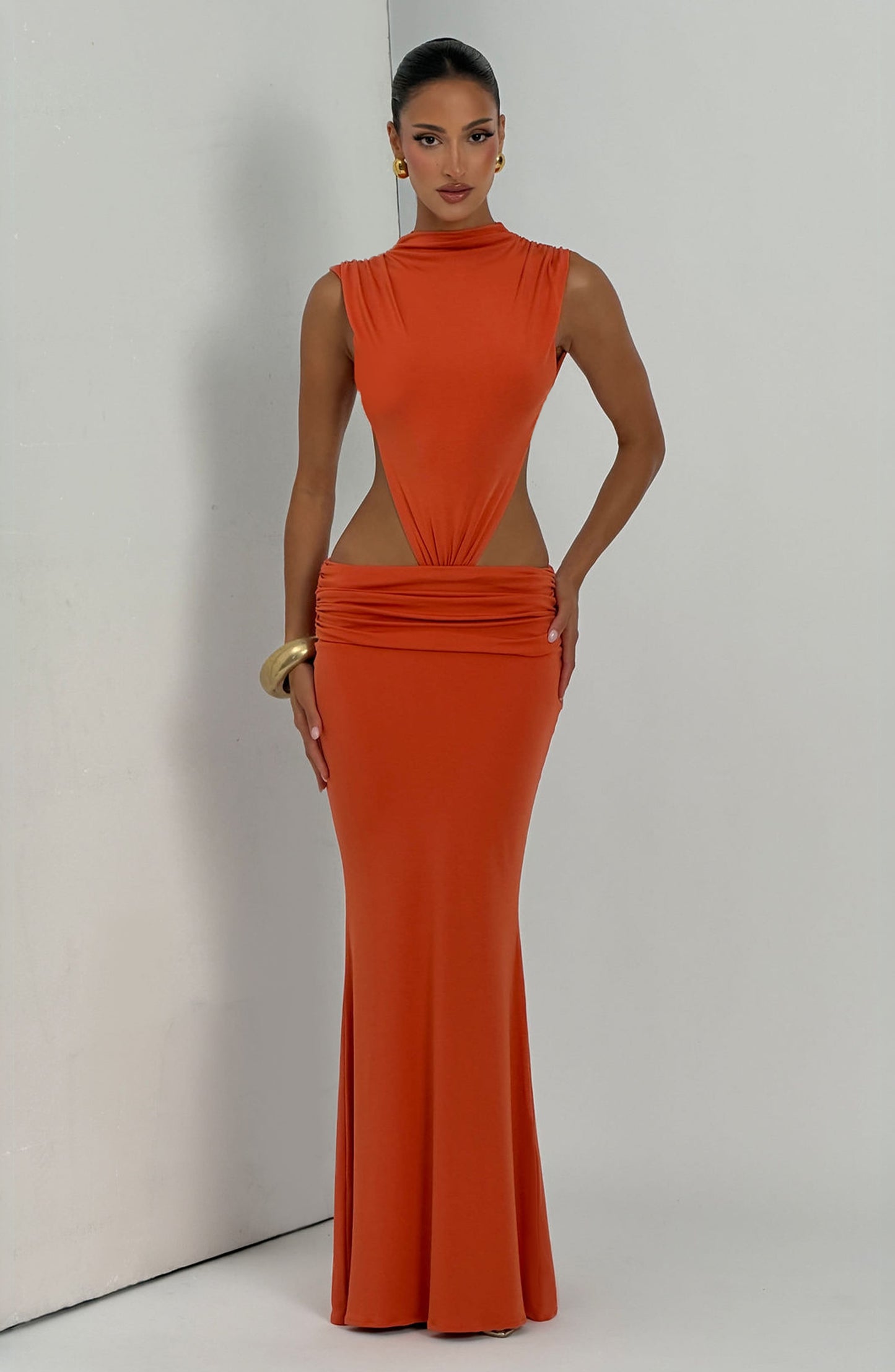Fenella Maxi Dress Burnt Orange