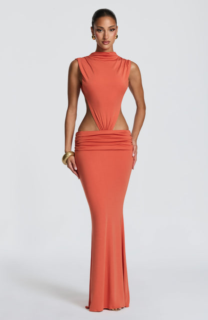 Fenella Maxi Dress Burnt Orange