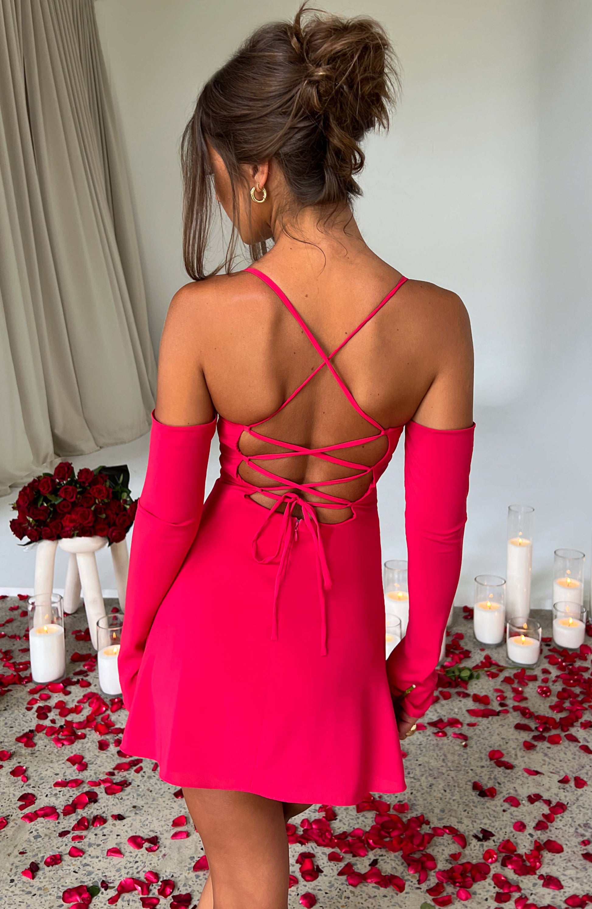 Fiona Mini Dress Pink