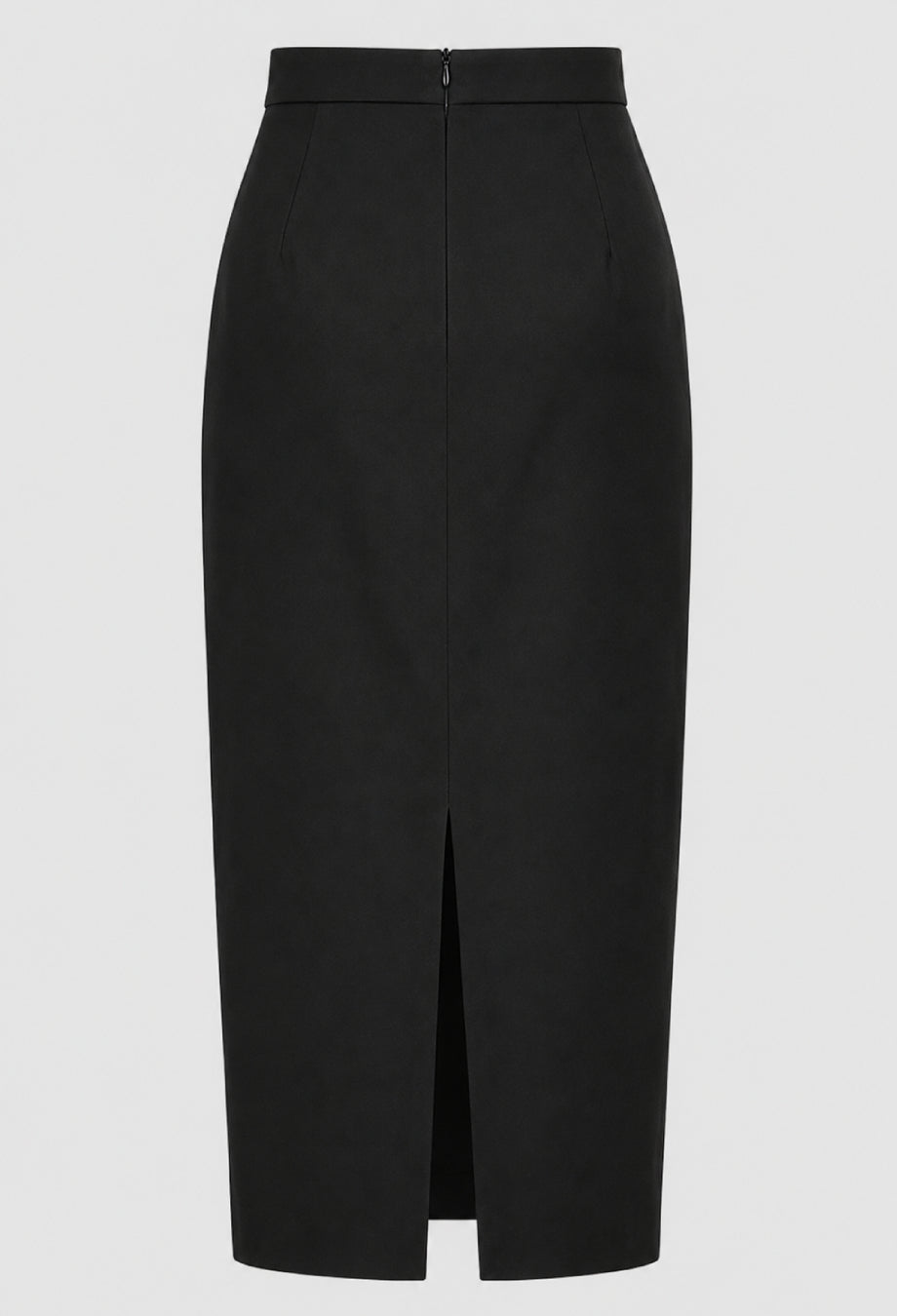 Gloria Fitted Blouse & Pencil Skirt Two-Piece Set Black and White