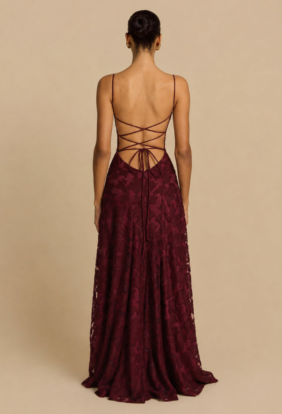 Francis Maxi Dress Burgundy