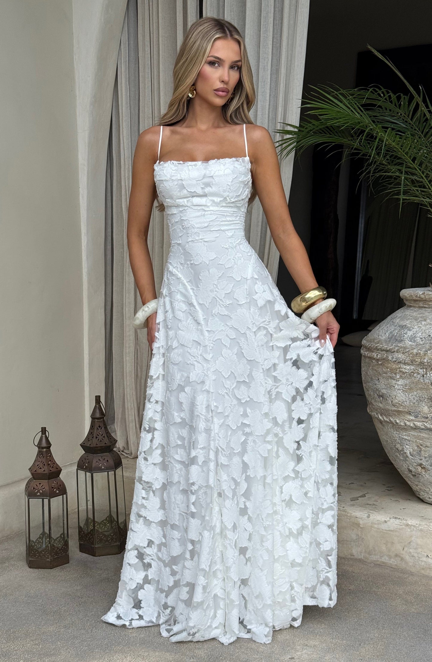 Francis Maxi Dress Ivory