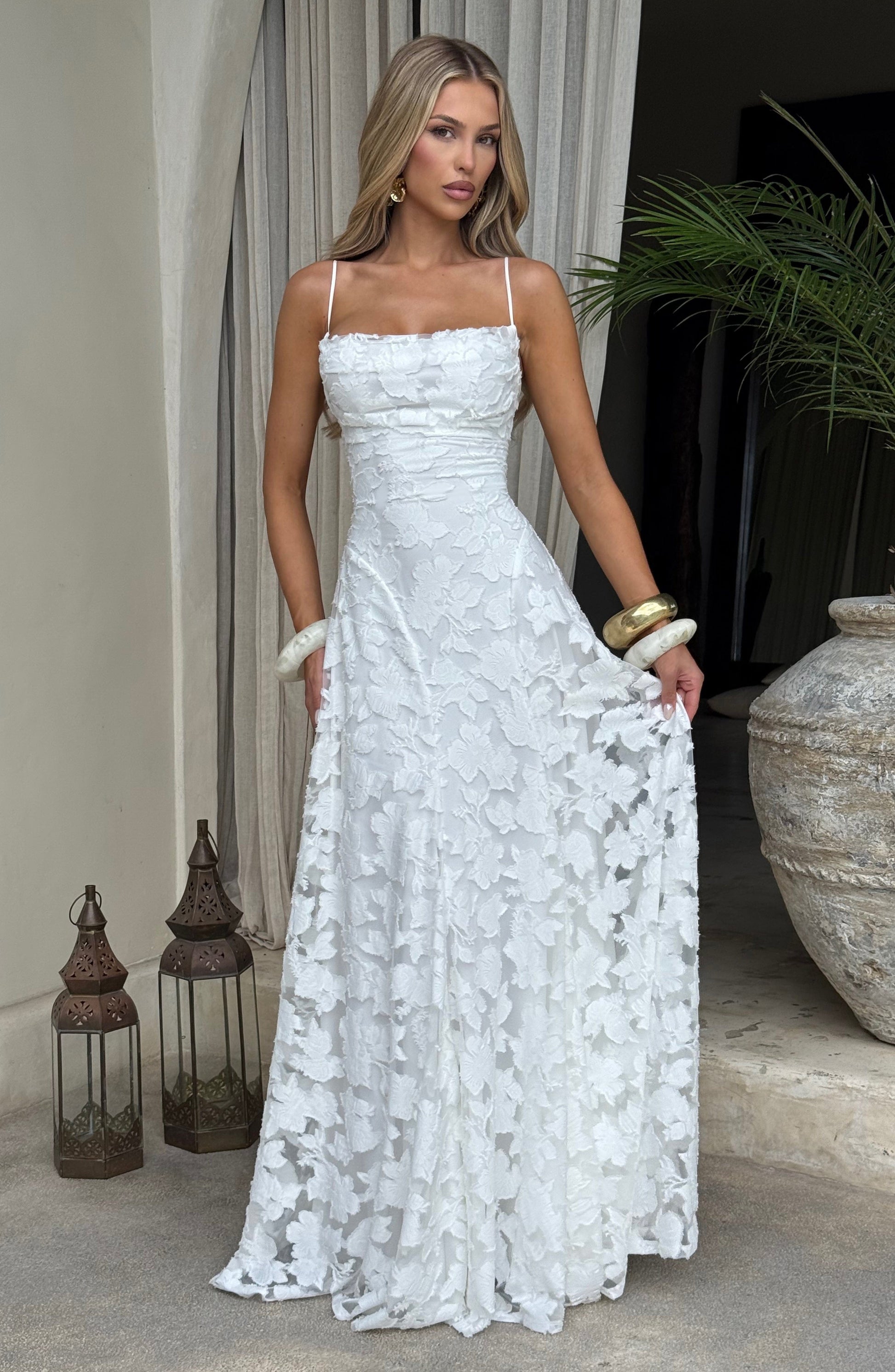 Francis Maxi Dress Ivory