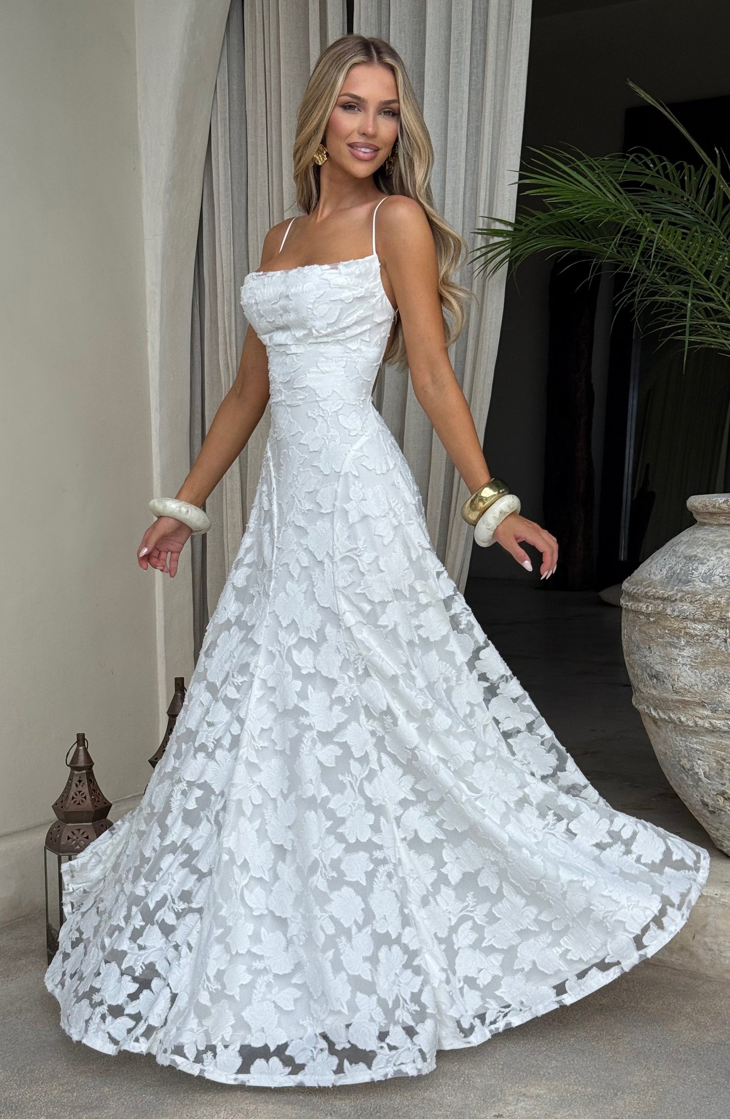 Francis Maxi Dress Ivory