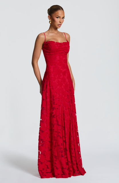 Francis Maxi Dress Red