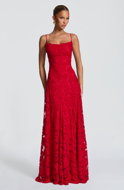 Francis Maxi Dress Red