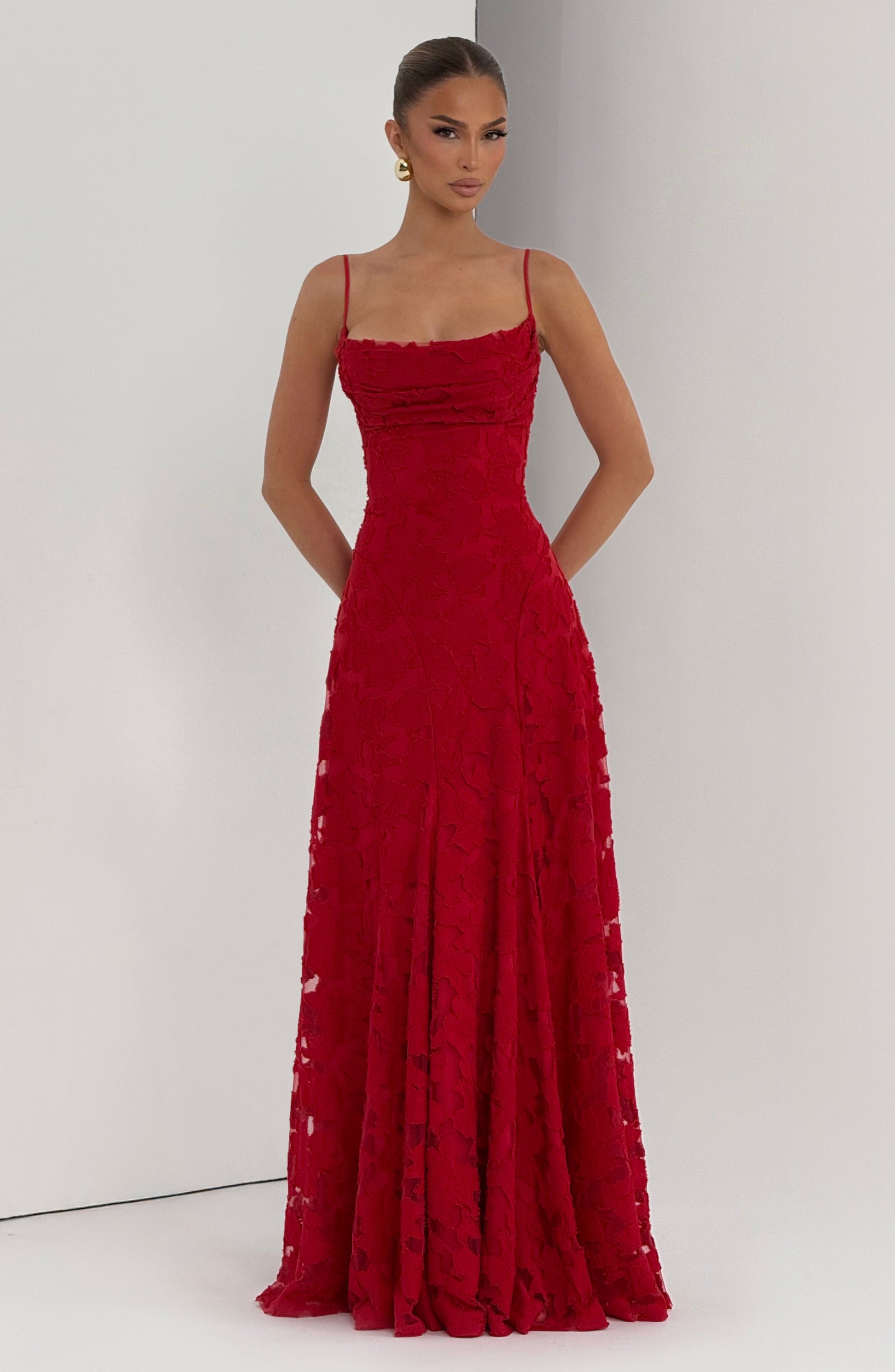 Francis Maxi Dress Red