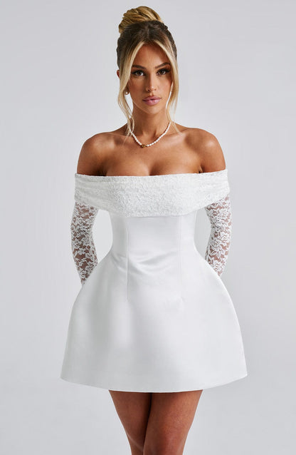 Georgianna Mini Dress Ivory