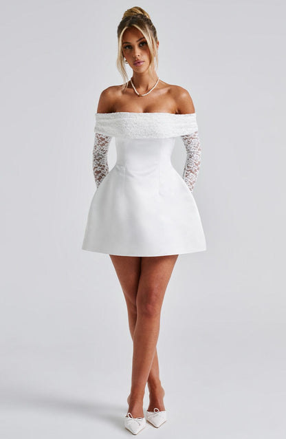 Georgianna Mini Dress Ivory
