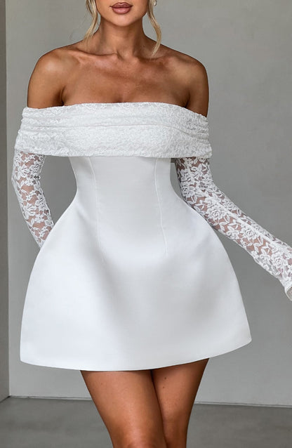 Georgianna Mini Dress Ivory