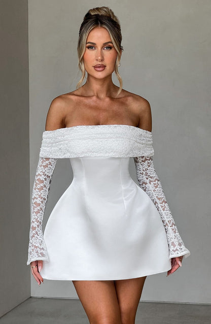 Georgianna Mini Dress Ivory