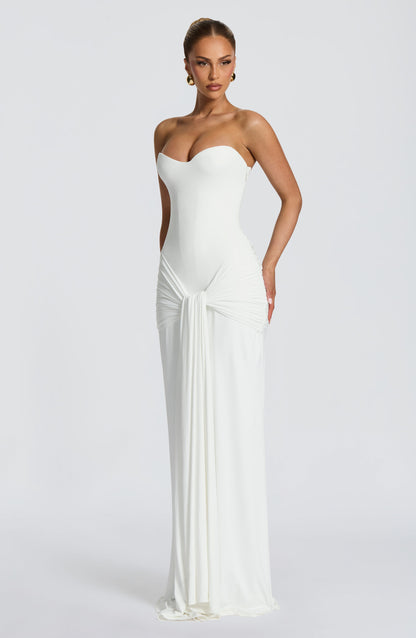 Gia Maxi Dress Ivory