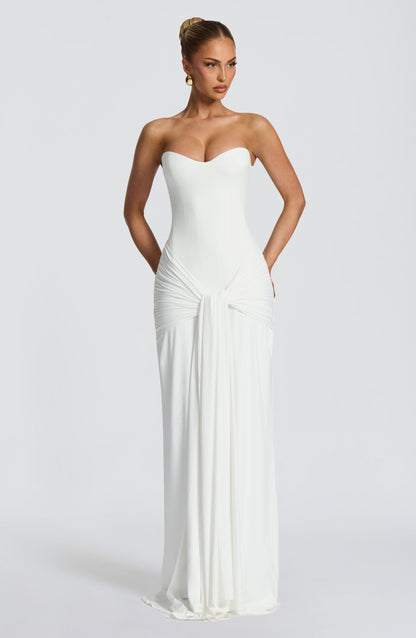 Gia Maxi Dress Ivory