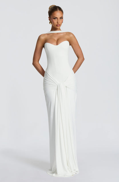 Gia Maxi Dress Ivory
