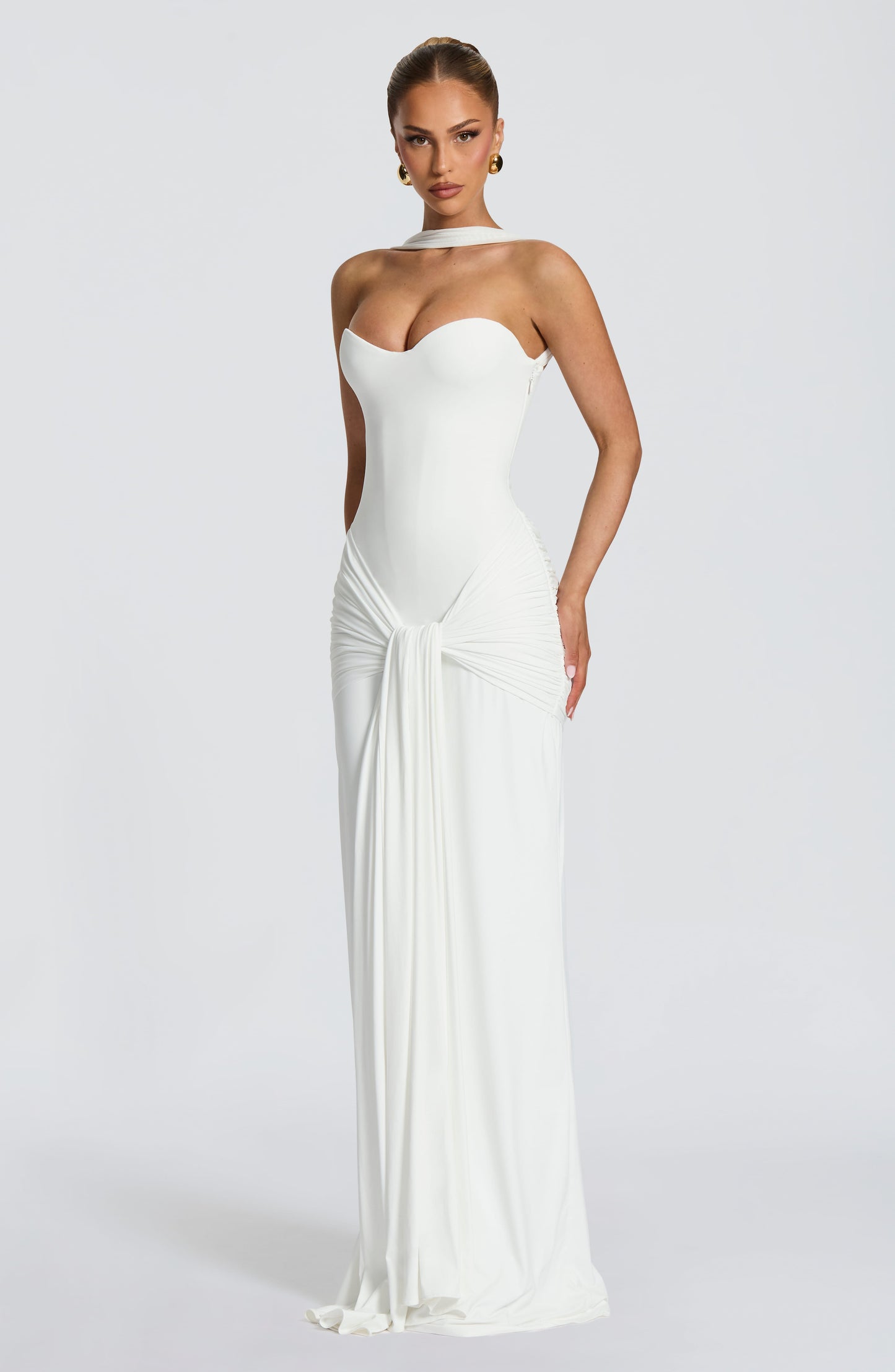 Gia Maxi Dress Ivory