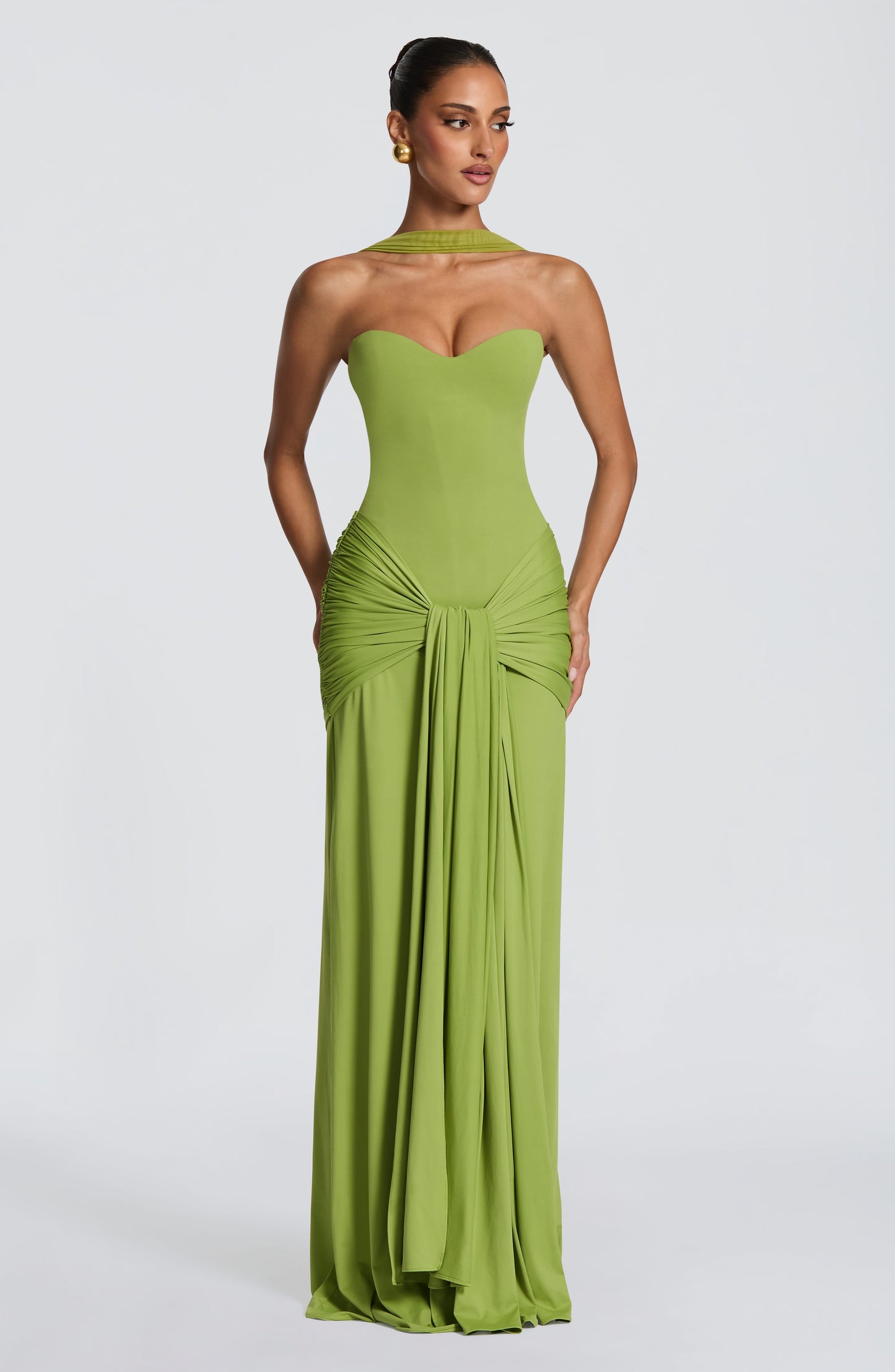 Gia Maxi Dress Olive