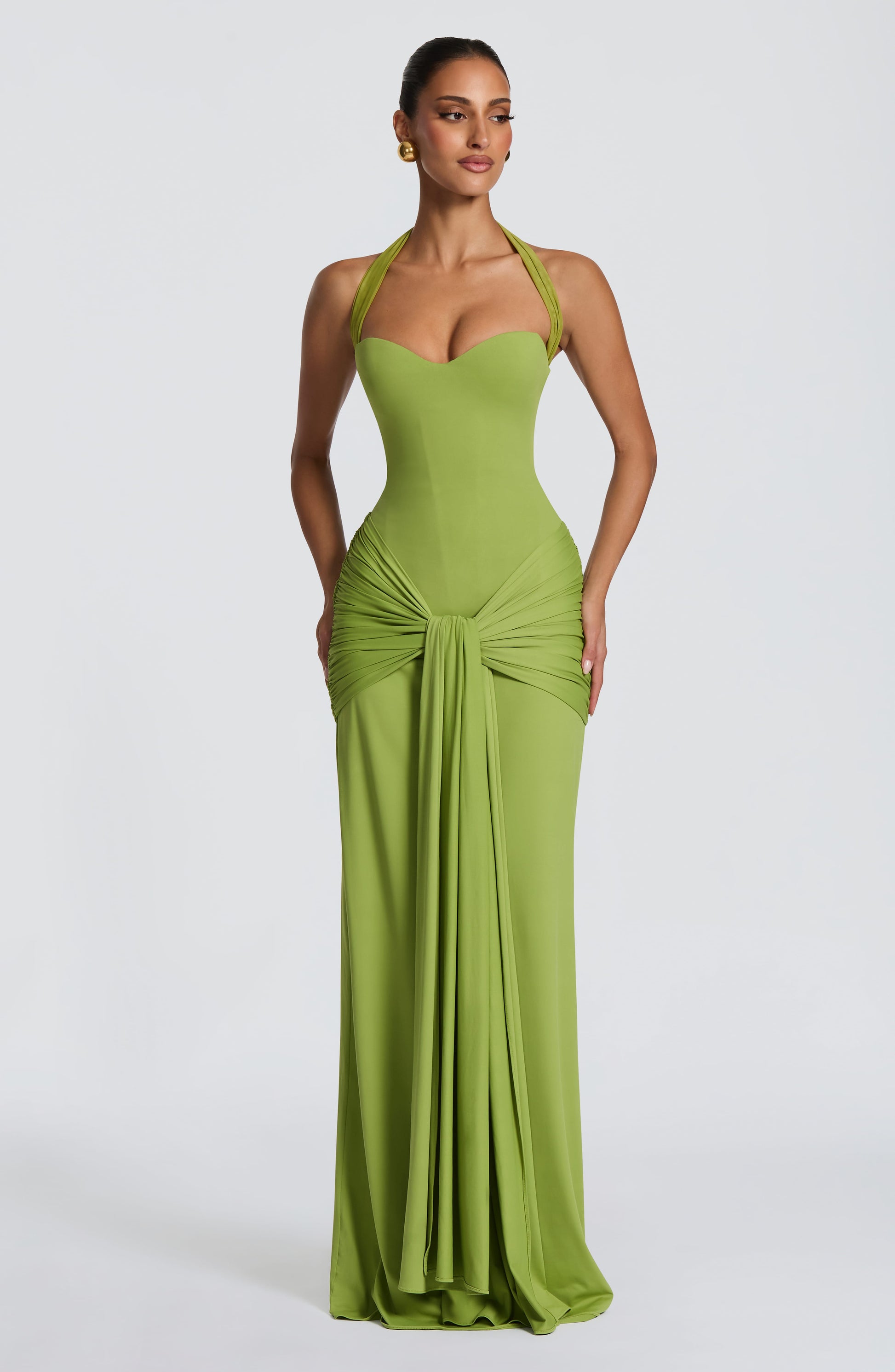 Gia Maxi Dress Olive