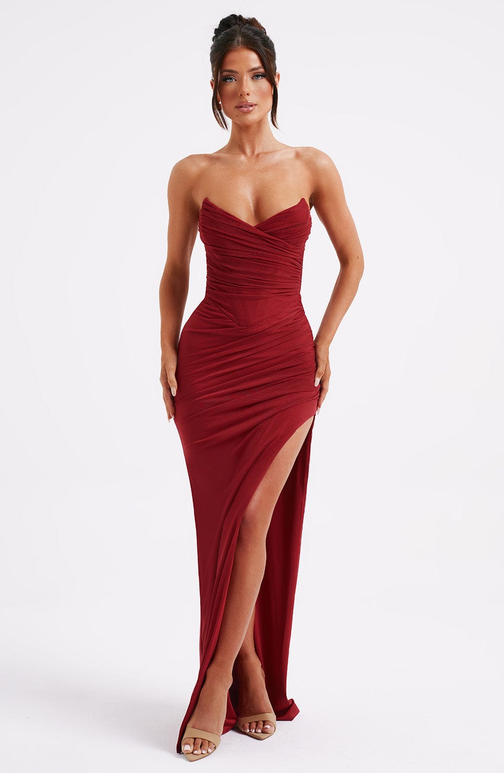 Giovanna Maxi Dress Wine